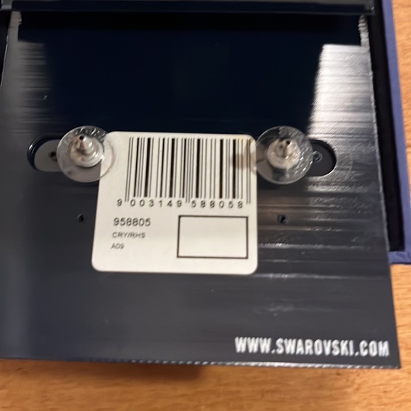 Swarovski hoop earrings silver - Picture 2 of 4